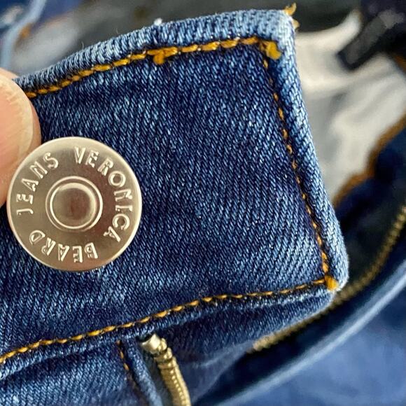 Veronica Beard Carson Ankle Flare High Rise Jeans Women’s Size 24 Made in USA - Picture 10 of 16